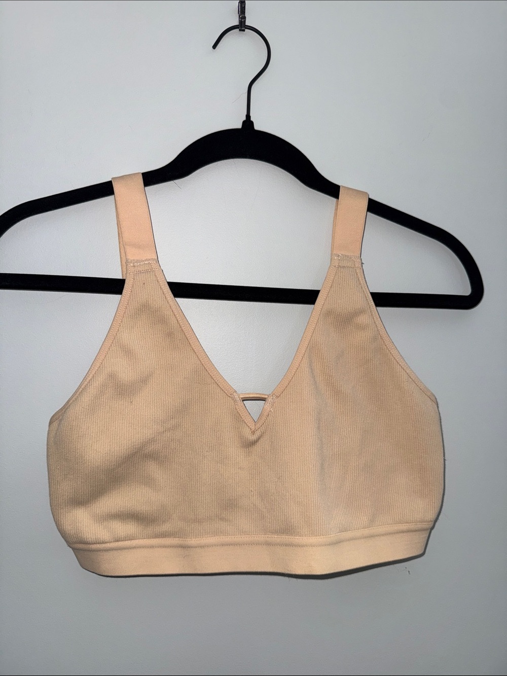 Lively Peach V-Neck Bralette - Women Intimates & Sleepwear